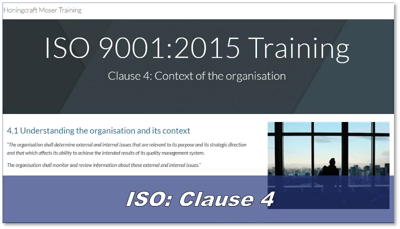 ISO Clause 4