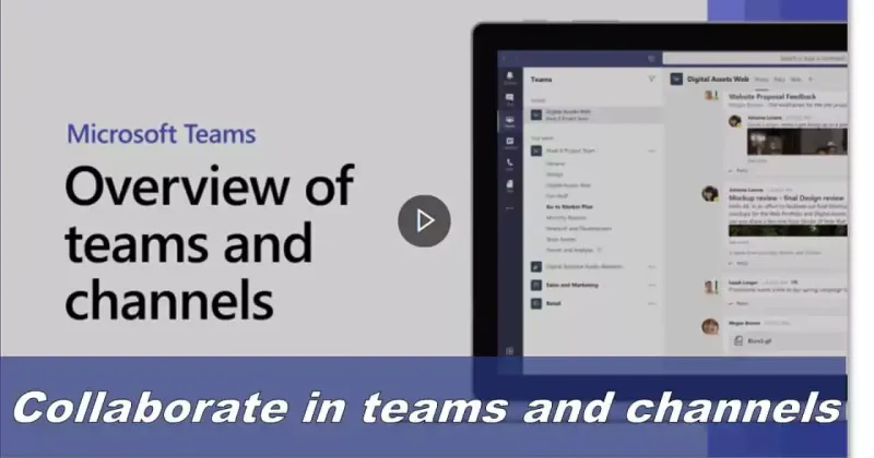 Collaborate in teams and channels