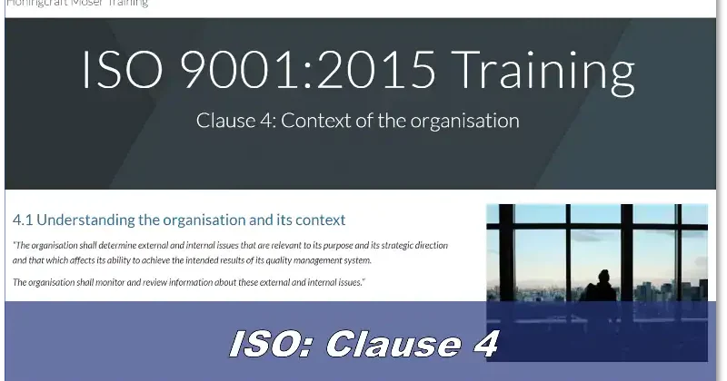 ISO Clause 4