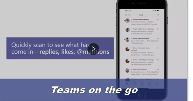 Teams on the go